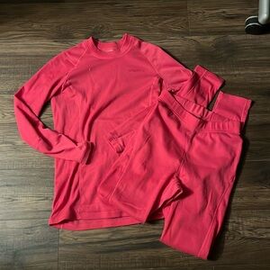 Craft 2-PC baselayer set, pink, small, warm light fleece